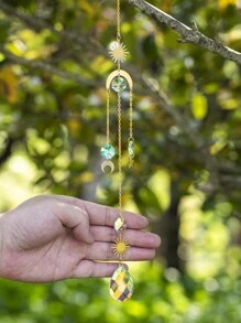 1pc Bảo vệ thực vật Treo pha lê - Vàng - Xem 3