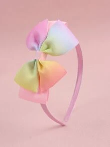 小女童蝴蝶結裝飾髮箍 - 彩色 - 查看 5