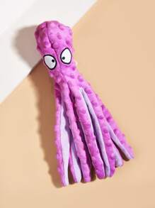 Octopus Design Pet Sound Toy - Purple - View 1