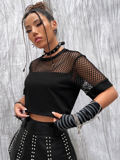 T-shirt avec tulle sans corset