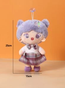 1 pieza Juguete de felpa para mascota al azar con diseño de dibujos animados - Multicolor - Ver 5