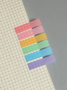 1pc 100 Sheets Extractable Waterproof Transparent Sticky Notes Color Sticky Notes For Label School Office - Multicolor - View 3