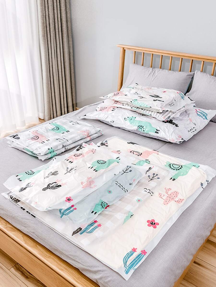 1 pieza Bolsa al vacío con estampado de dibujos animados - Multicolor - Ver 1