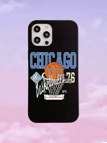 Fundas de teléfono con patrón de baloncesto para el Día del Padre para hombres - Multicolor - Ver 1