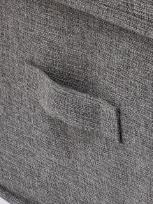 1入組可折疊衣服收納盒 - 灰色 - 查看 4