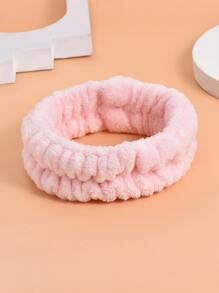 1pc Minimalist Bath Headband - Pink - View 1
