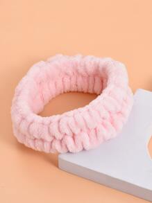 1pc Minimalist Bath Headband - Pink - View 3