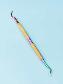 Máy làm sạch móng tay kim loại hai đầu - Nhiều màu - Xem 2