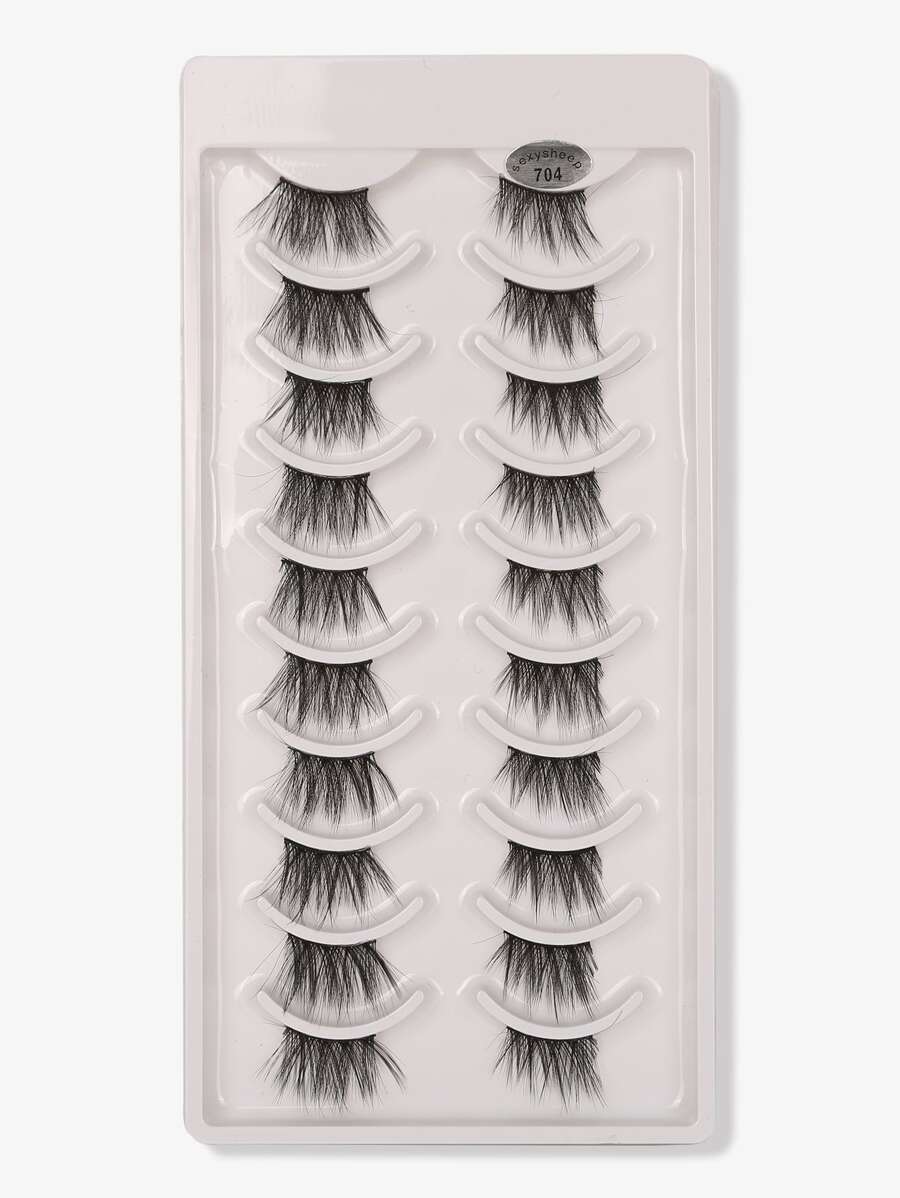 10pairs Cat Eye False Eyelashes