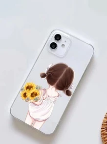 Cartoon Girl Phone Case,International Version, Not The Domestic Version - Multicolor - View 2