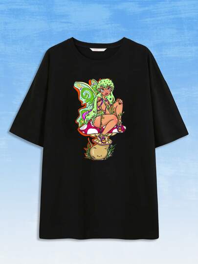 ArloShelleyQuartz Fairycore تي شيرت جرافيك شكل