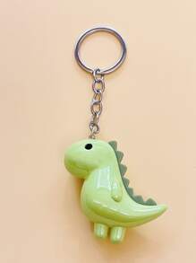 Dinosaur Charm Keychain - Multicolor - View 2
