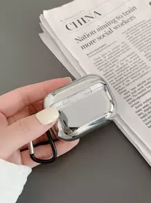 苹果普通保护壳 兼容 Airpods 兼容 Airpods1/2 AirPods Pro - 銀色 - 查看 2