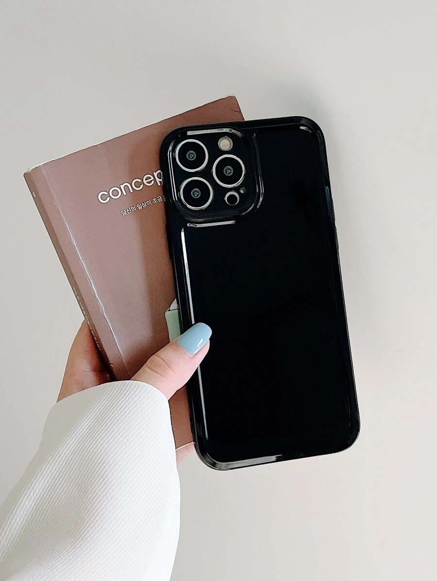 黑色手机壳，适用于 13、 14、 15、 16 Pro Max、 16、 16 Plus