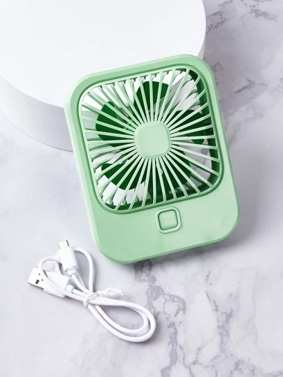 AOYI 1pc Desk Type Mini Fan With USB Cable