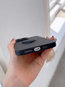 Heart Decor Phone Case - Black - View 3