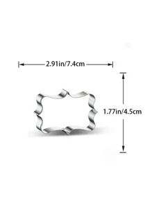 1pc Geometric Design Cookie Cutter