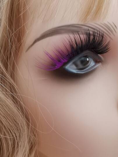 Fairycore 1 paio Ciglia finte bicolore