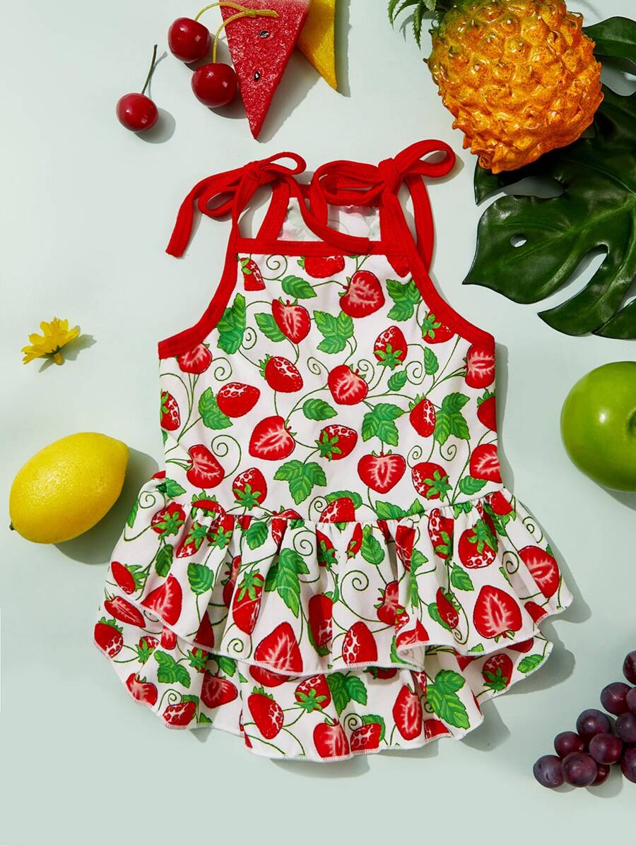 Petsin Fruit Series Pet Dress 1pc - Multicolor - View 1