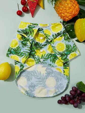PETSIN Camisas para Mascotas Tropical Frutas y verduras