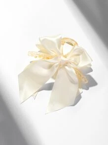 蝴蝶結裝飾髮卡，優雅時尚