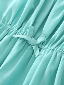 Niñitas Vestido de tirantes con estampado de conejo