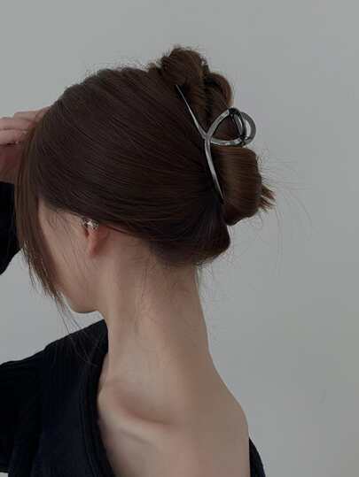 Minimalist Hair Claw For Daily Use For Girls Hairstyles Casual Claw Clips Hair Clips Hair Jaw Clip Hair Clamps Hair Clutch Hair Catcher Clip, School Stuff, College Fall Winter Hair Accessories For Women For Vacation Outfits Woman