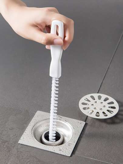 1 st vattenrörsmuddringsborste, rörmuddringsanordning, avloppshårrengörare, ansiktstvättvatten Poolgolvavlopp, muddringsrengöringsborste