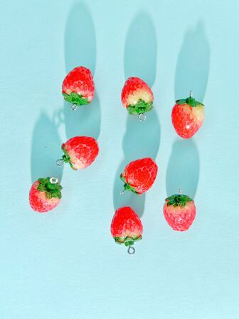 8入組DIY水果墜飾