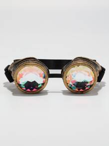 Vintage Men Telescope Design Fashion Glasses - Bronze - View 3