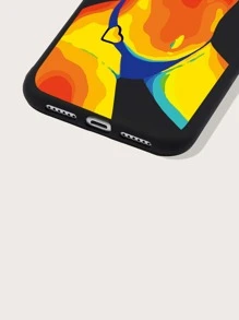 Ốp lưng điện thoại mềm in hình nhân vật hoạt hình nhiều màu sắc ngộ nghĩnh, tương thích với iPhone/, 11, 13, Galaxy A14. - Nhiều màu - Xem 3