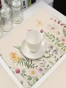 1入組花朵圖案餐墊 - 彩色 - 查看 5