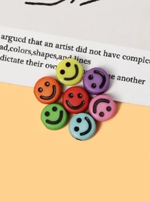 100 piezas DIY emoji cuenta - Multicolor - Ver 2