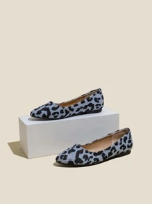 Bailarinas con estampado de leopardo de punta - Multicolor - Ver 1