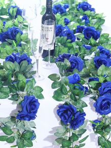 1入組人造玫瑰藤蔓 - 彩色 - 查看 4