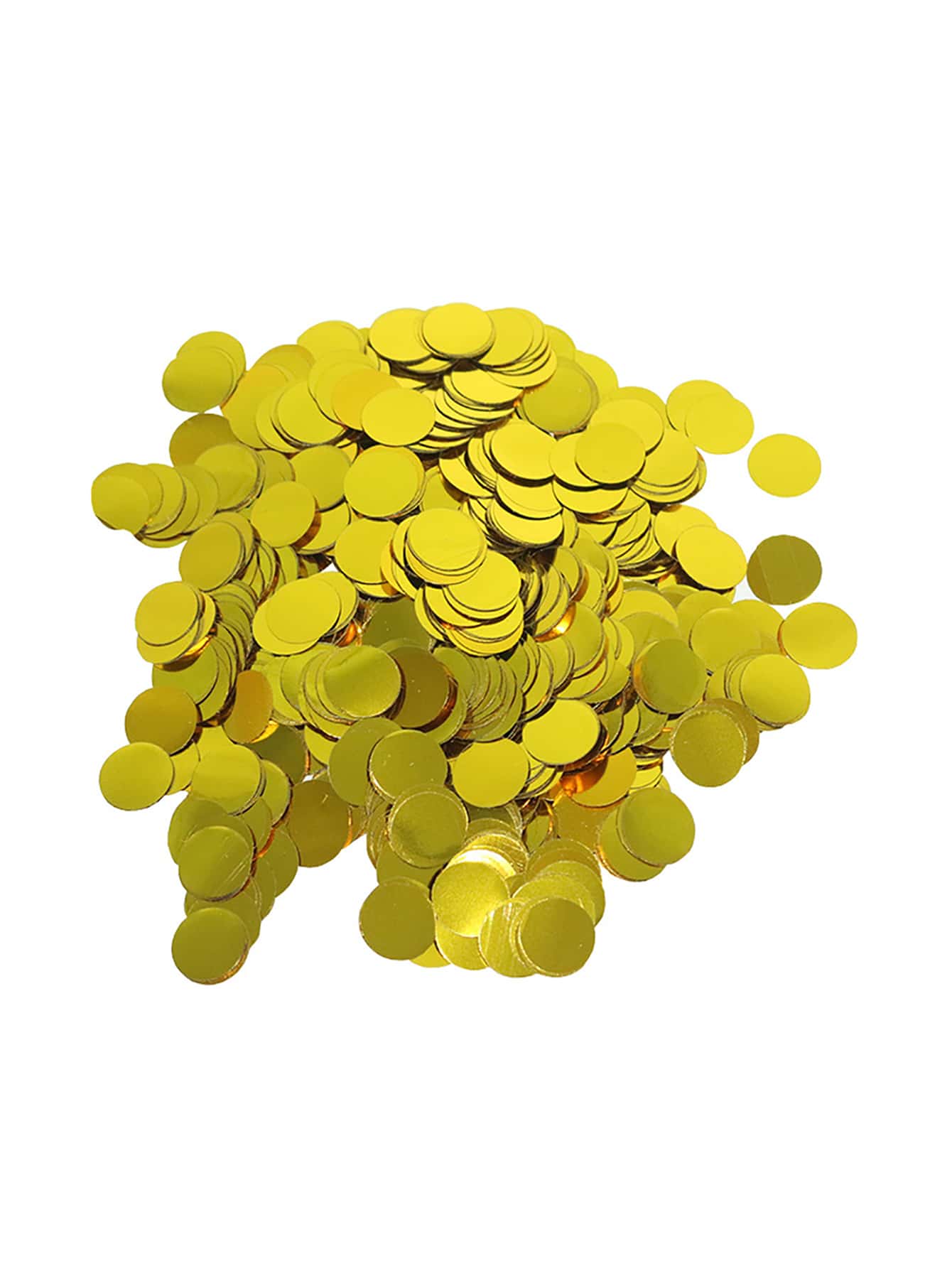 1 包 15 克圓形金色閃光五彩紙屑派對裝飾 - 金色 - 查看 1