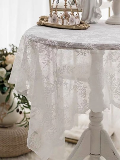 フローラルレース テーブルクロス | SHEIN JAPAN