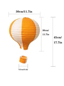 1pc Hot Air Balloon Decoration - Multicolor - View 3