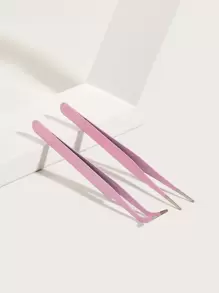 2 cái Nhíp lông mi - Màu Hồng baby - Xem 1