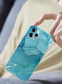 Marble Pattern Phone Case - Multicolor - View 2