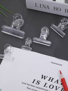 4入組透明裝訂夾