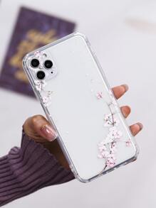 Funda de celular transparente floral - transparente - Ver 3