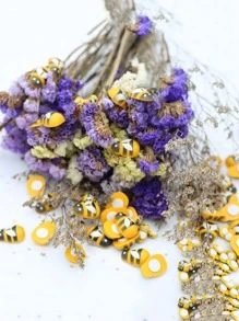 20 piezas Objeto decorativo en forma de abeja - Multicolor - Ver 2