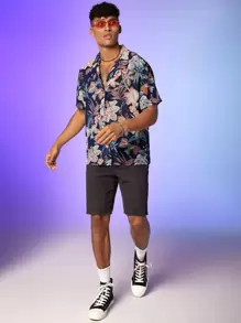 Manfinity Men Tropical Print Shirt - Multicolor - View 5