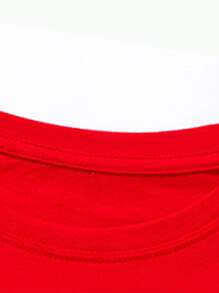 INAWLY 愛心圖案T恤 - 紅色 - 查看 3