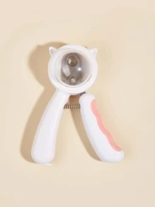 1 pieza Cortador de uñas con diseño de gato de mascota - Blanco - Ver 1