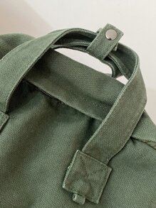 極簡風格字母圖案功能背包