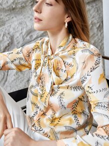 MOTF X Jo Situ Allen 真絲襯衫 - 彩色 - 查看 10