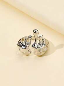 Kết cấu vòng kim loại - Bạc - Xem 2