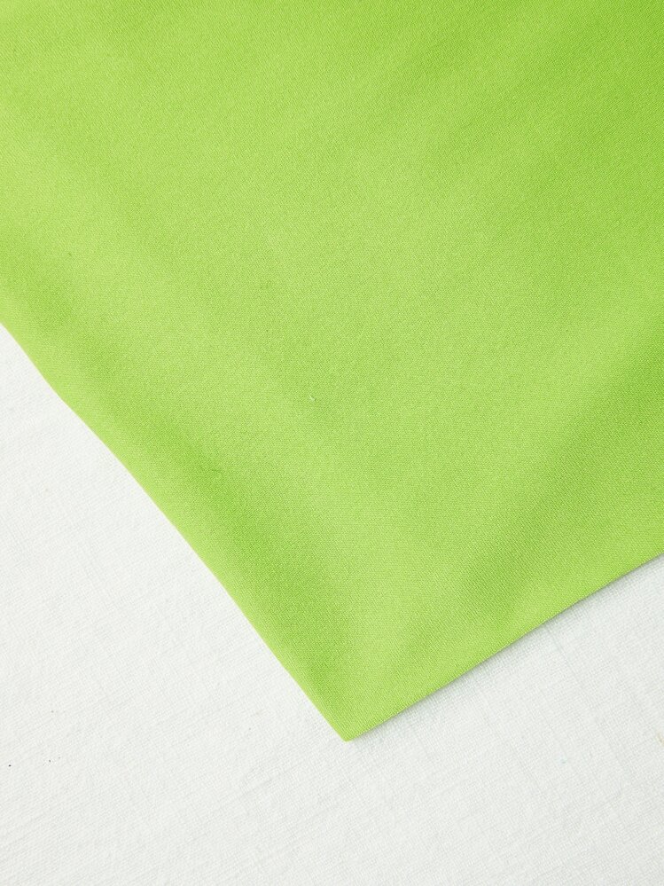 SHEIN Unity Simples ocasional Regata  & Camisa - Verde Limão - Visão 3